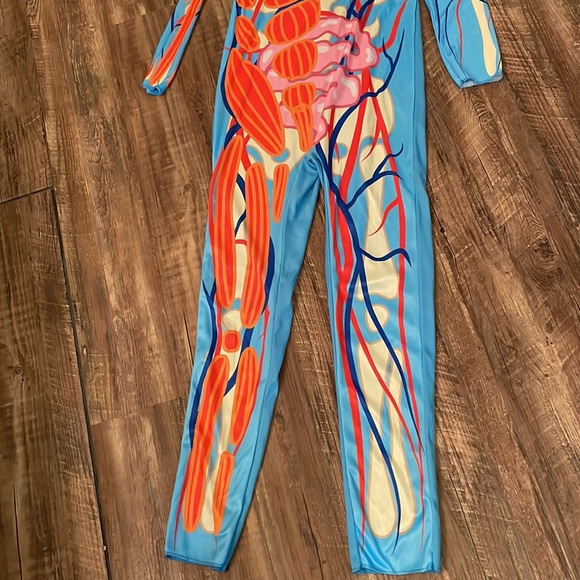 Human body jumpsuit with mask and gloves - Picture 3 of 5